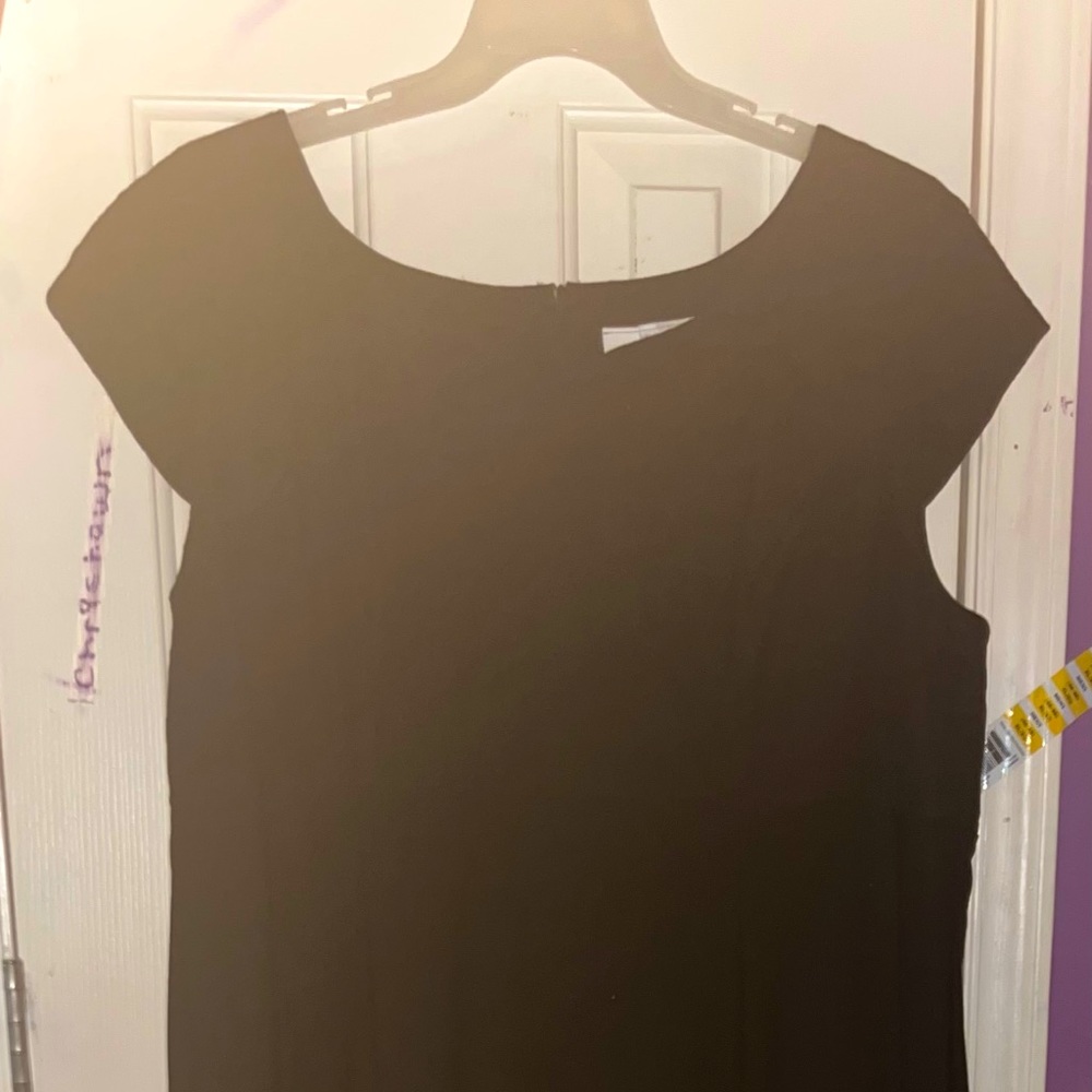 Black evening gown, size 22